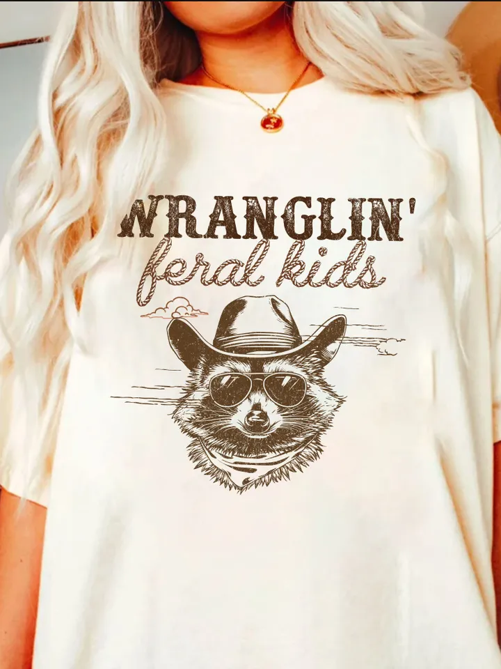 Wrangling Feral kids png digital download kids feral png kids raccoon png feral kids feral shirt raccoon shirt png funny png funny kids png