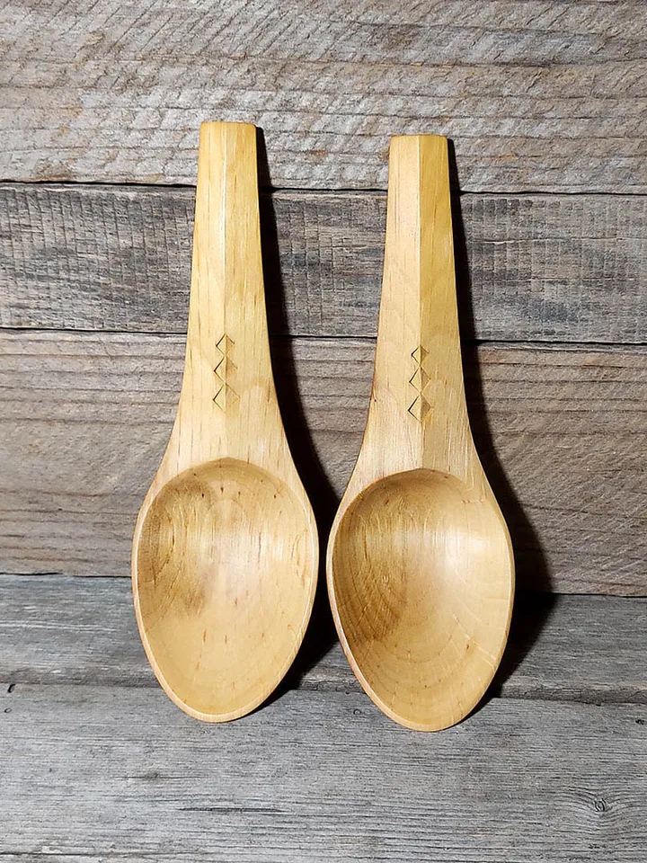Printable Wooden Spoon Pattern, Beginners Quick Guide Wooden Spoon Template, Detailed Wooden Spoon Blueprint, Spoon Design