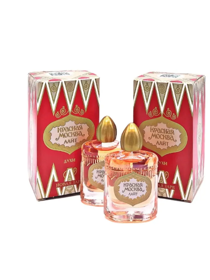 [2 PCs] Perfume Krasnaya Light Moskva Red Moscow/ Moscou Rouge, Novaya Zarya, 14ml