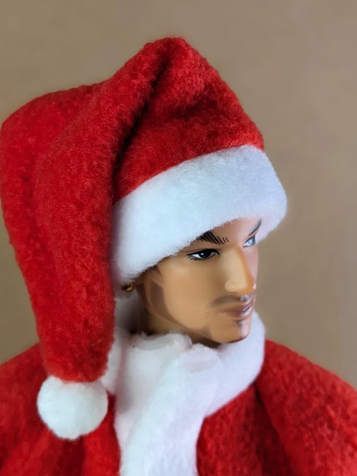 Cosplay Christmas Santa Claus costume for 13 inch Adonis fashion dolls