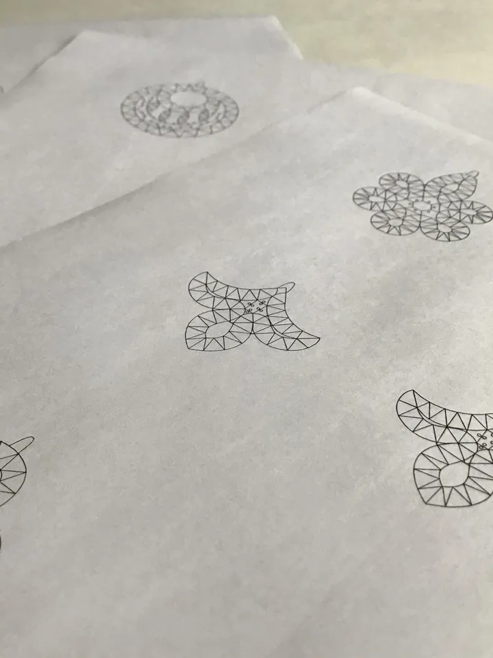 Earrings Bobbin lace pattern Bundle 10 Printable PDF pattern
