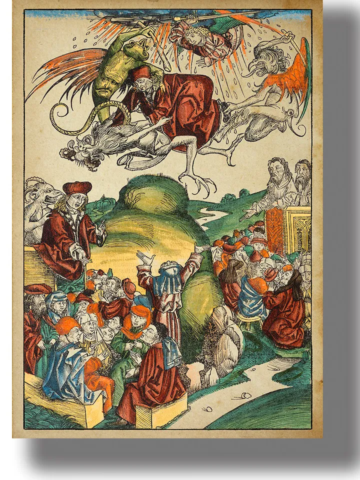 The death of Simon Magus.