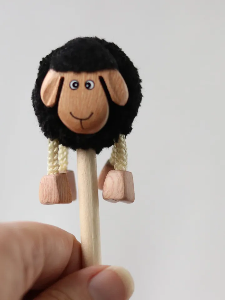 Personalised pencil topper funny gift for kids party bags fillers cute Lamb favours farmer gift