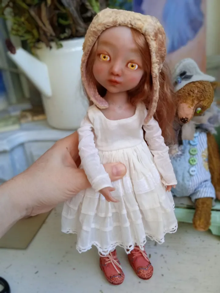Handmade Boudoir Doll with Red Hair