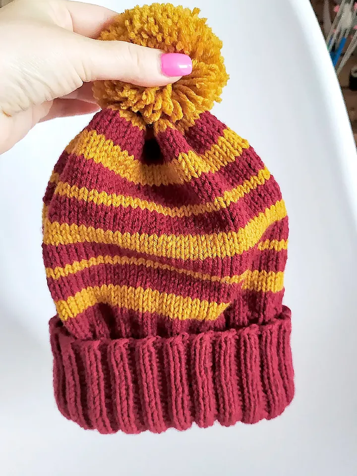 Gryffindor hat knitting pattern pdf