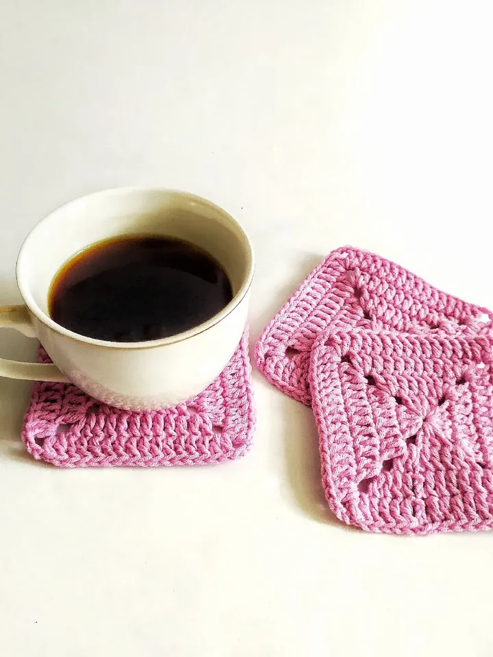Granny’s coasters Crochet pattern pdf Mug coaster pdf digital file
