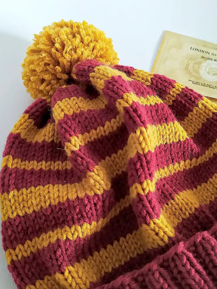 Gryffindor hat knitting pattern pdf