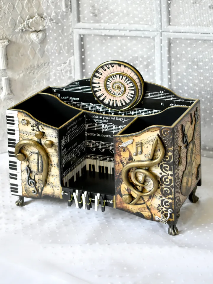 stationery stand for music lovers musicians and music teachers MUSIC