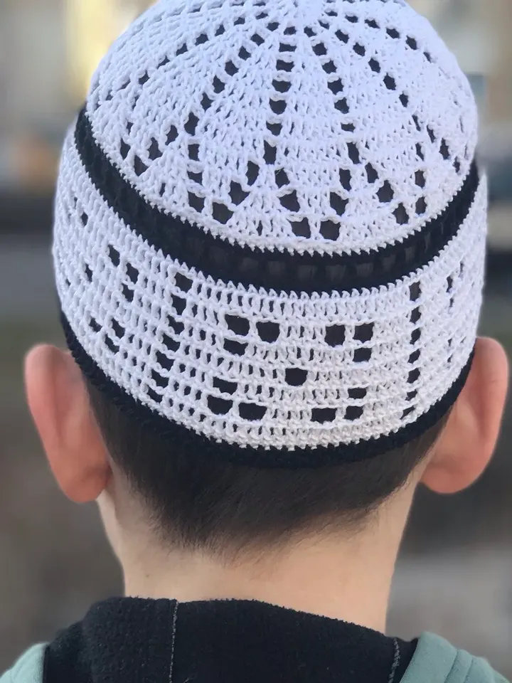Free short dad hat cotton kufi cap PDF pattern