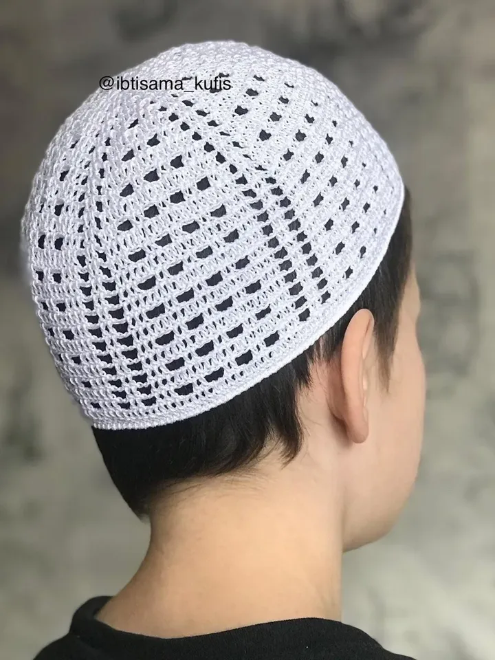 Crochet cotton dad hat PDF printable pattern