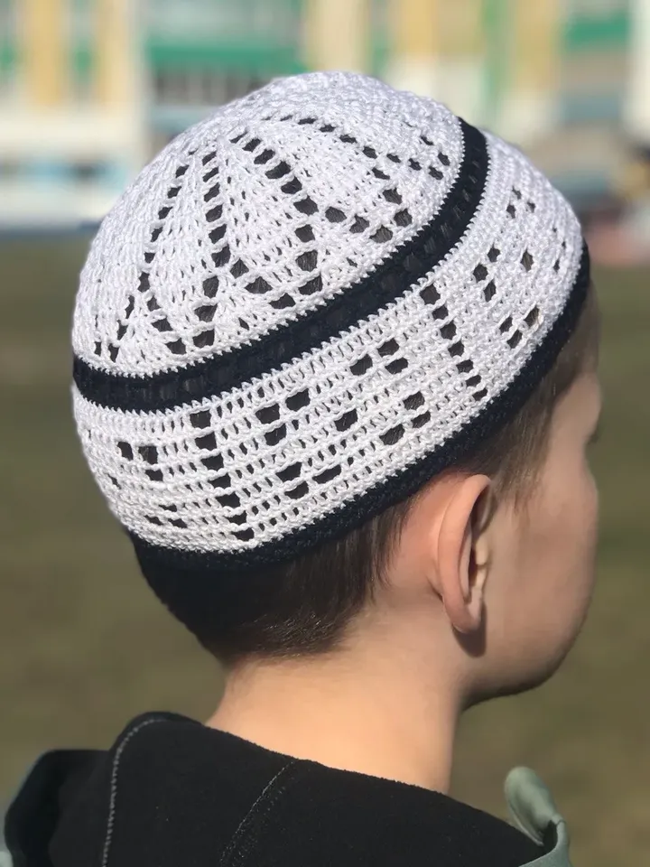 Free short dad hat cotton kufi cap PDF pattern