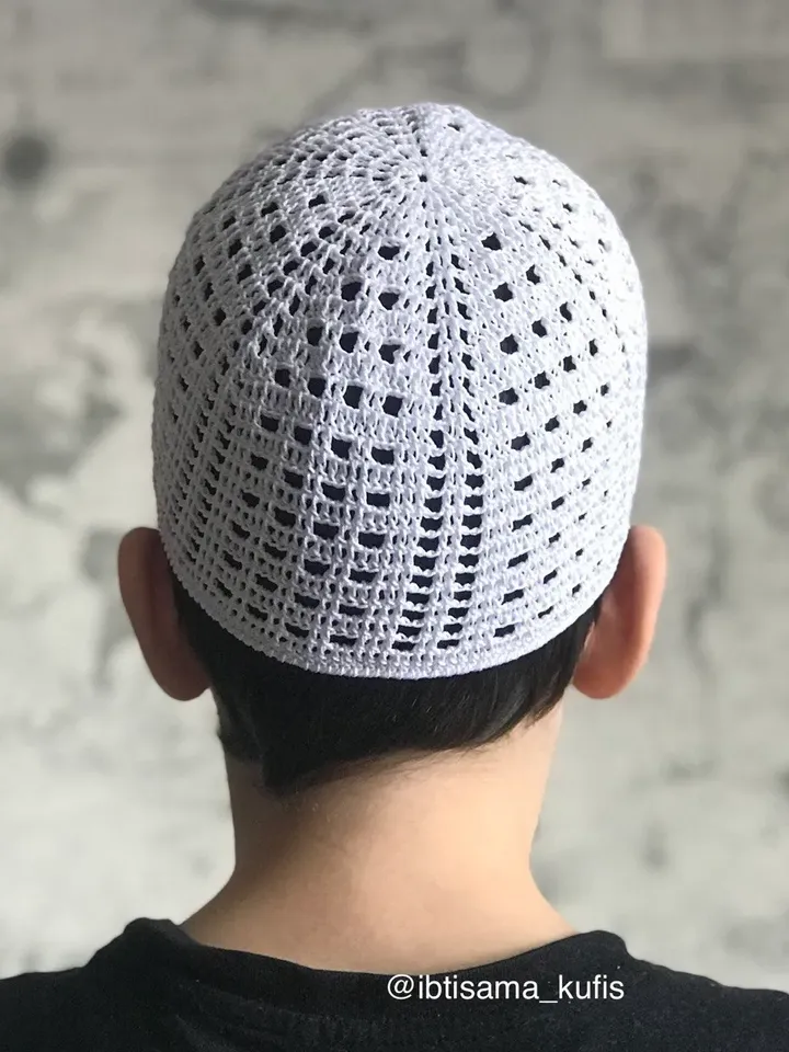 Crochet cotton dad hat PDF printable pattern