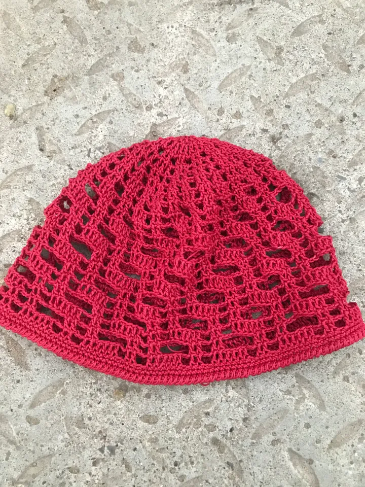 Crochet sun hat pdf printable pattern