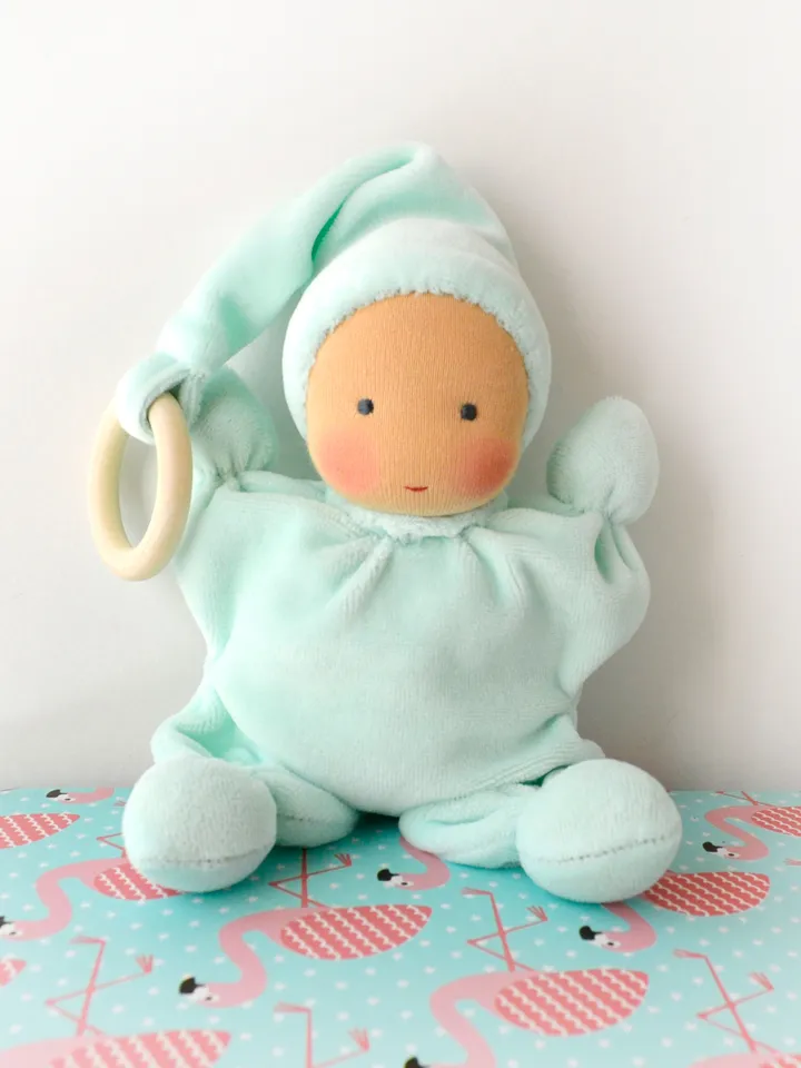 DIY Waldorf butterfly doll 10 inch (25 cm) tall. PDF sewing pattern and tutorial.