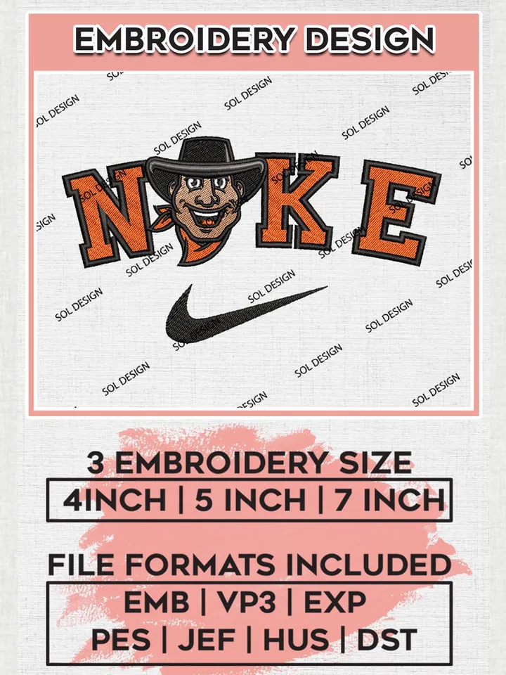 Nike UT Rio Grande Valley Vaqueros Machine Embroidery Design, NCAA UT Rio Grande Valley Vaqueros Embroidery Design files, NCAA Embroidery Designs, NCAA Machine Embroidery Designs, Digital Download