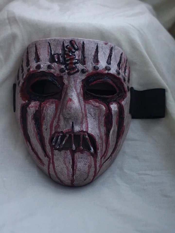 Joey Jordison mask drummer 2008 mask Hard Rock Halloween mask Scary Handmade Heavy metal mask