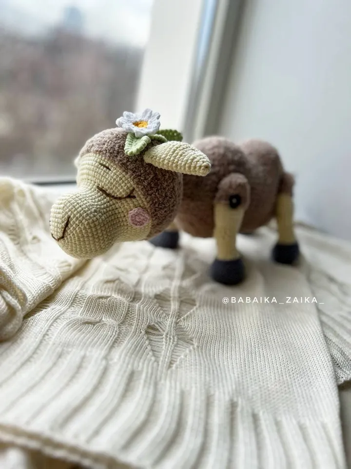 PDF Crochet Pattern Baby Camel, Amigurumi camel pattern, Crochet camel, Cute camel, Animal pattern, Amigurumi animal, Crochet animal