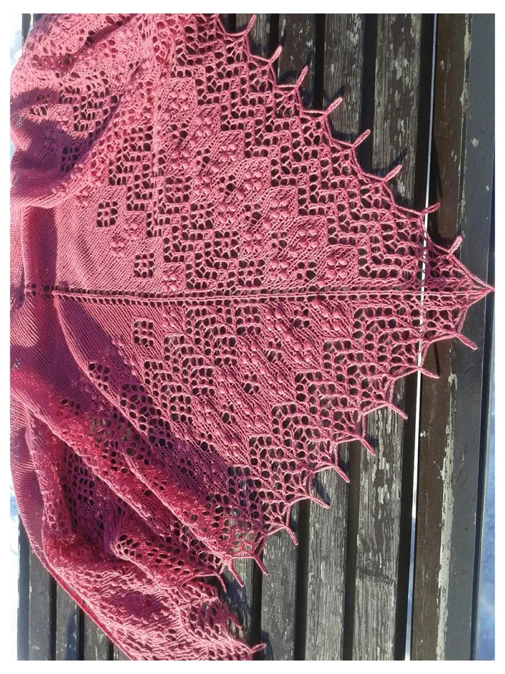 Lovely Lobelia Shawl Knitting Pattern Exquisite Lace