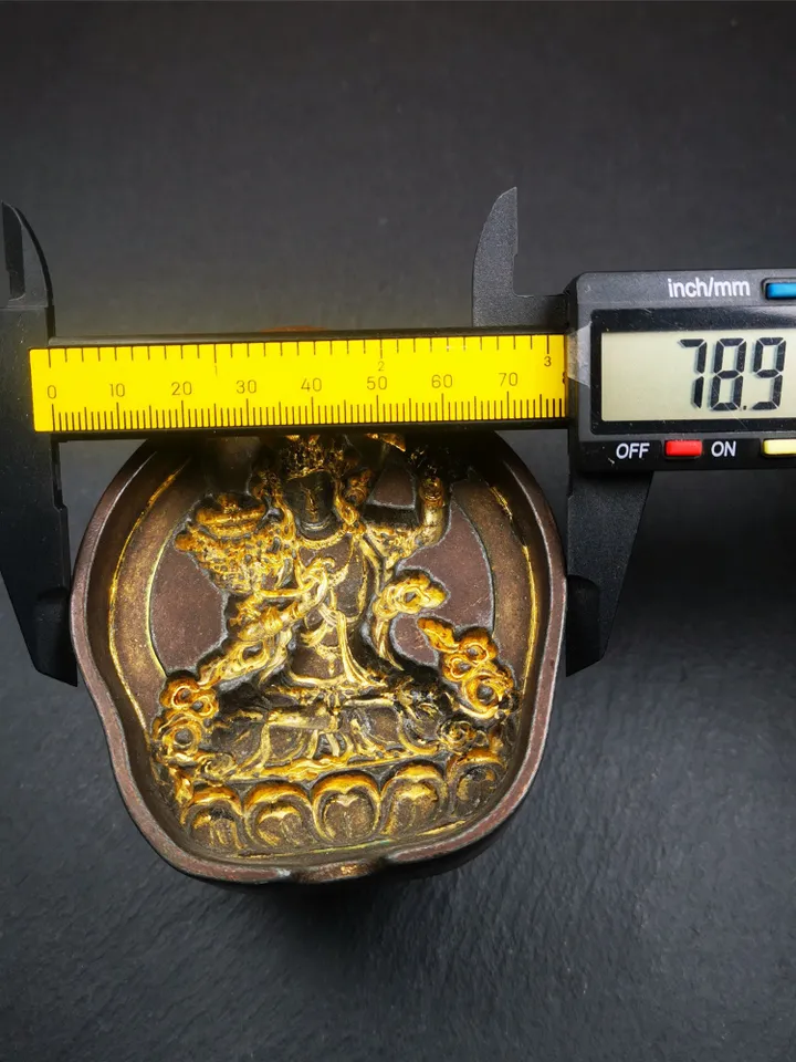 Gandhanra Tibetan Buddha Statue Mold,Manjusri Tsa Tsa ,Copper Mould For Making Clay Buddha Statue,Tsha Tsha