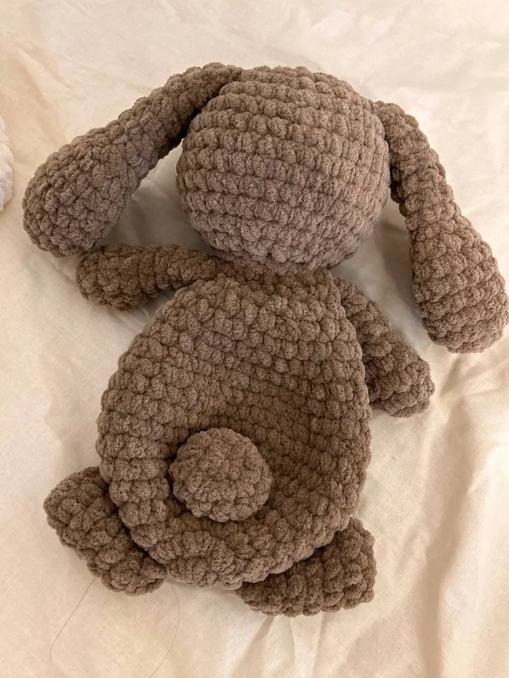 Crochet bunny lovey pattern amigurumi rabbit plushie tutorial