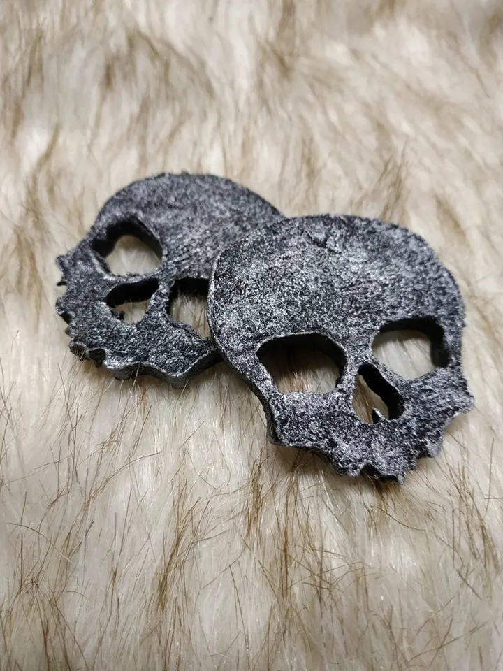 Skull - sign of the skull - decoration for weapons and armor - bas-relief for we