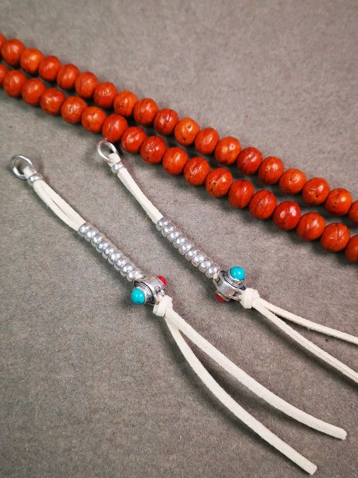 Gandhanra Handmade 5-7mm Tibetan Buddhist Prayer Bead Counters for 8-15mm Mala