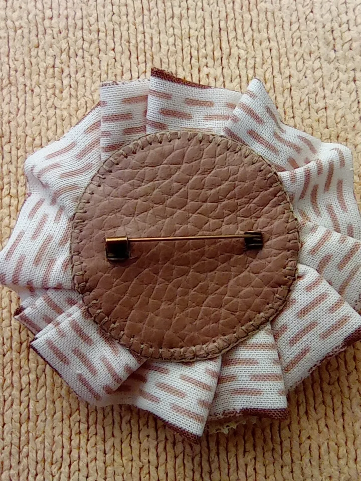 Handmade Textile brooch