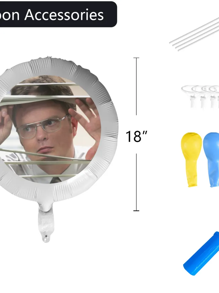 Office Dwight Foil Balloon