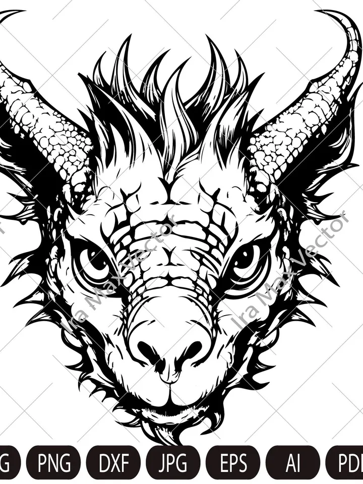 Baby dragon svg, dragon svg, dragon face svg,dragon head,dragon clipart, dragon png, baby dragon svg, fantasy svg, cartoon svg, animal svg