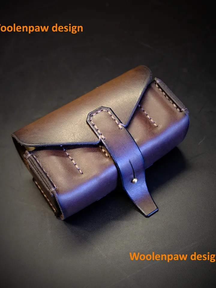 Handmade leather Bandolier for 10 rounds of 16 or 12 gauge.