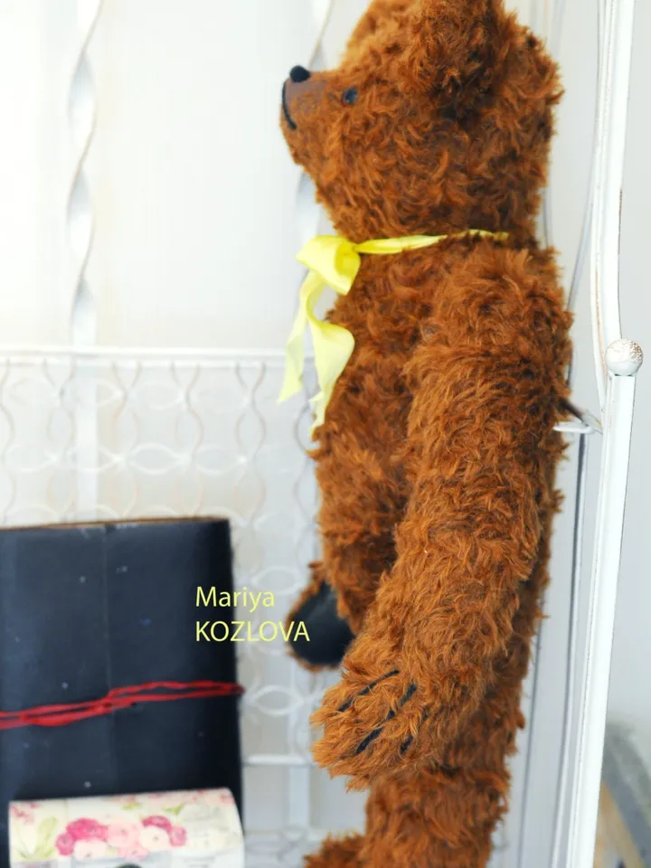 PDF Bully Bear E-Pattern Artist design Sewing pattern for 21 inch (53cm) teddy bear/ classic teddy bear/ jointed bear