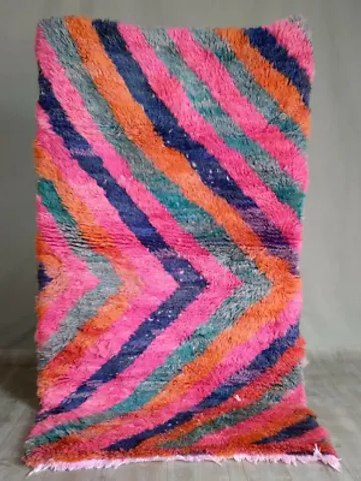 moroccan rug vintage, vintage colourful rug.