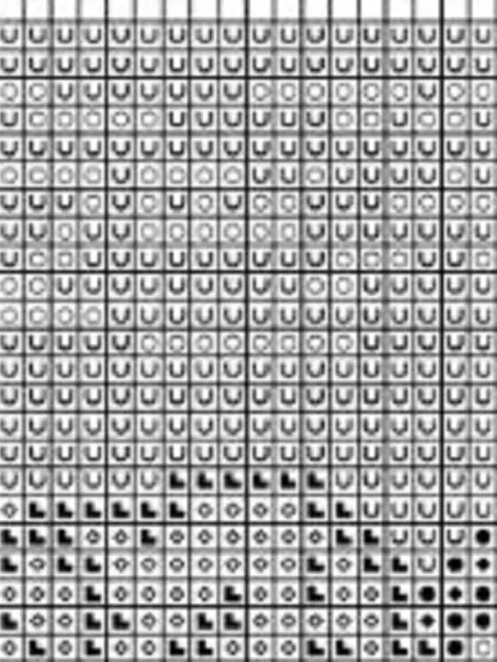 Landscape pattern pdf cross stitch, Easy embroidery DIY, small pattern