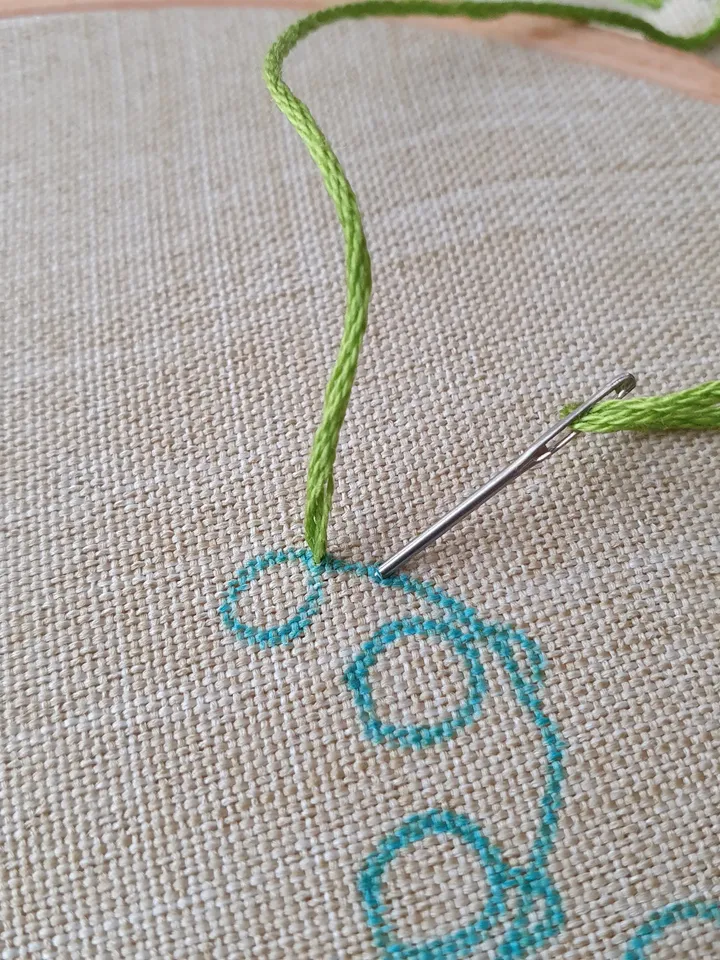 Lily of the valley pattern PDF hand embroidery DIY, Floral design
