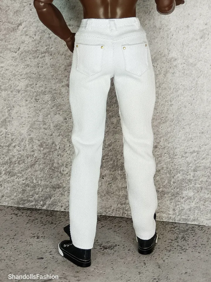 White jeans for JHD Mizi Adonis