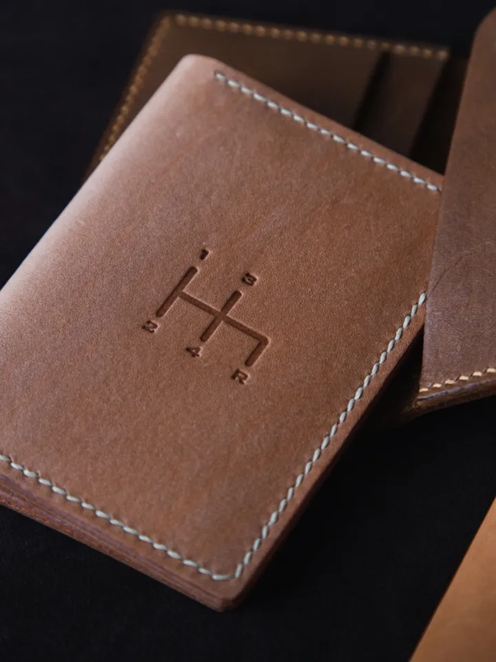 Petrolheads wallet | car enthusiasts leather holder