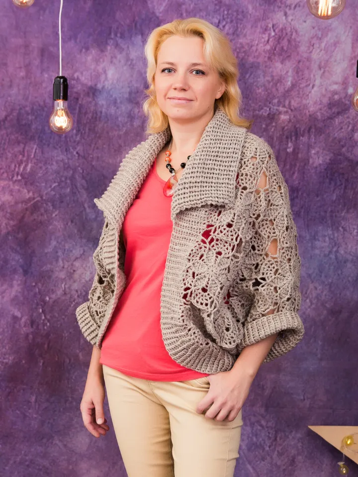 Lacy Shrug Vintage Crochet Pattern