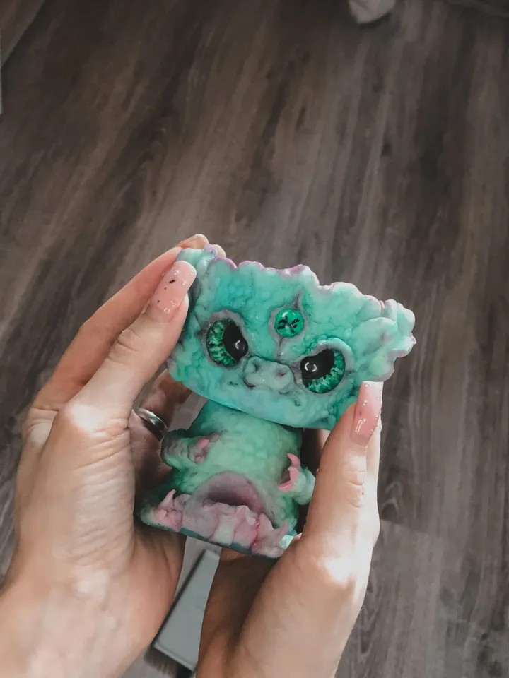Polymer clay pot