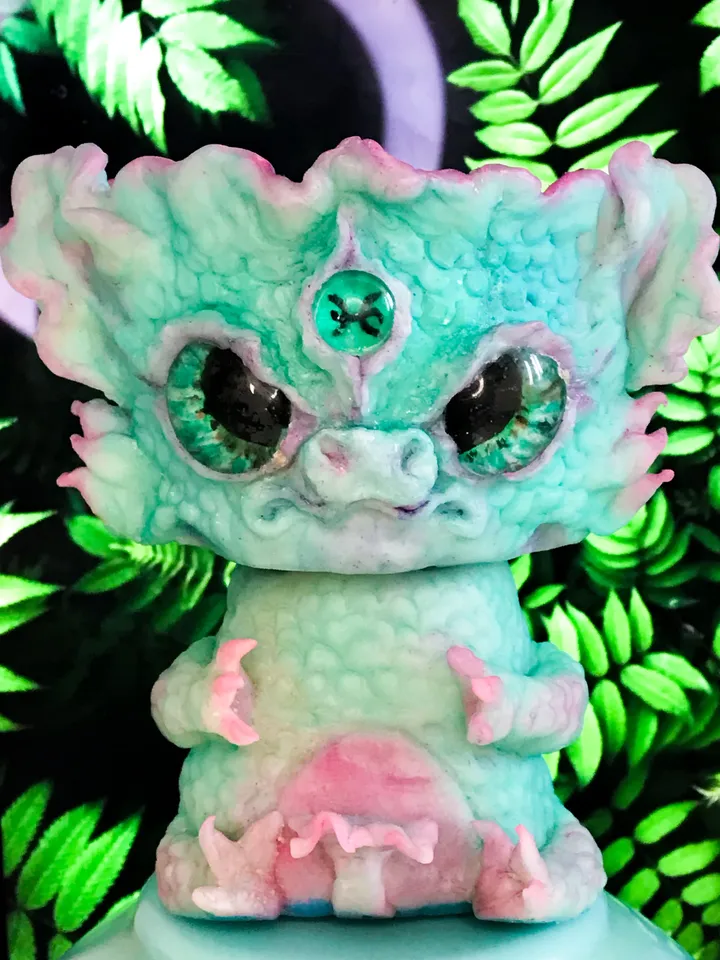 Polymer clay pot