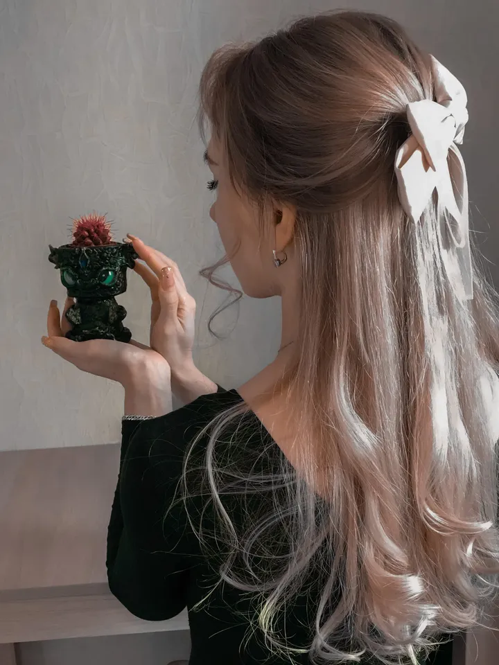 Polymer clay pot
