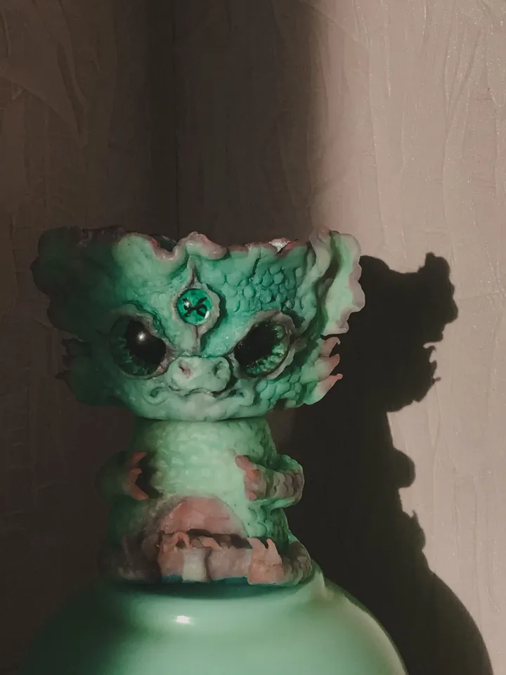 Polymer clay pot