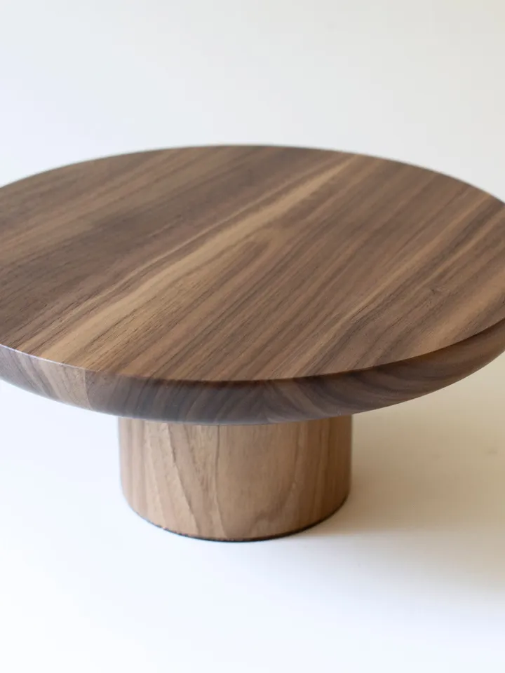 Modern Wood Cake Stand Food Riser