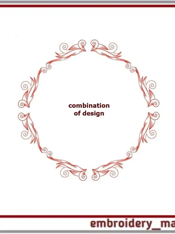 Curl, pattern design to embellish clothing and home décor