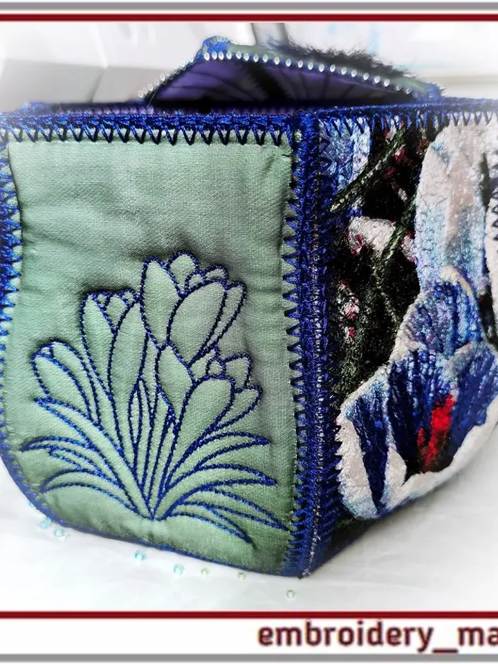 In the hoop embroidery designs, box Crocuses