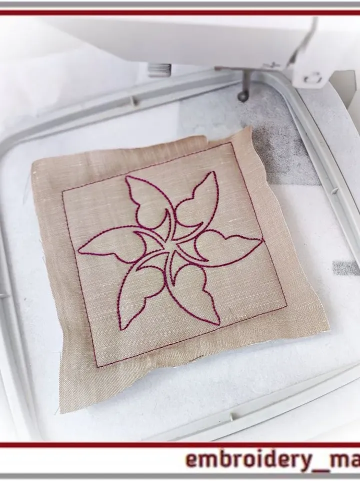 A set of quilt blocks 13 Machine Embroidery Designs - 6 Sizes