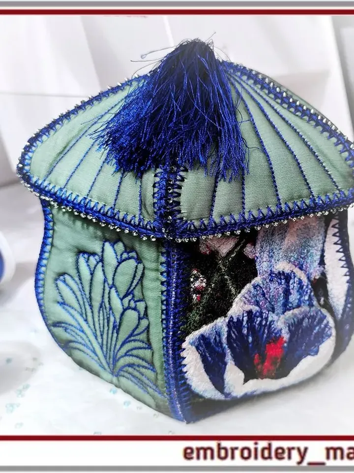In the hoop embroidery designs, box Crocuses