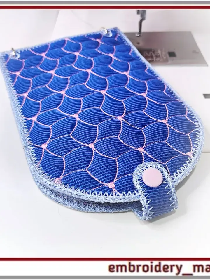 Organizer Case In The Hoop for needlewoman Machine Embroidery Design by Embroidery Manavi 05