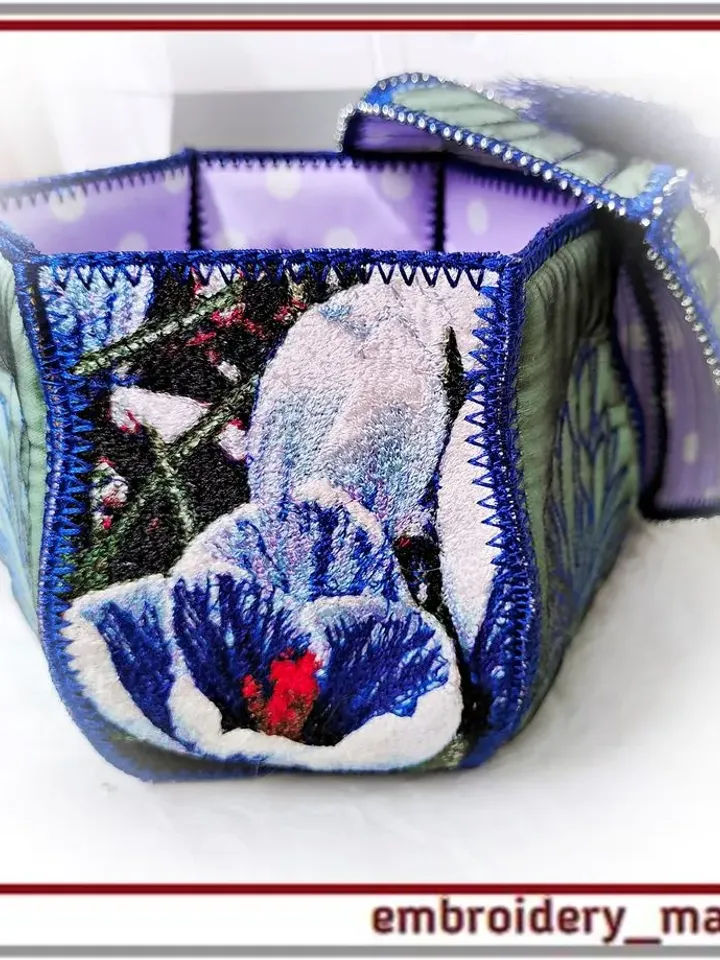 In the hoop embroidery designs, box Crocuses