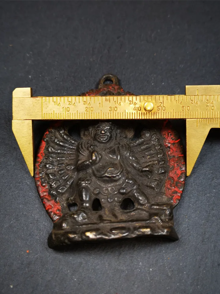 Gandhanra Vintage Tibetan Buddhist Statue,Yamantaka,Vajrabhairava,40 Years Old