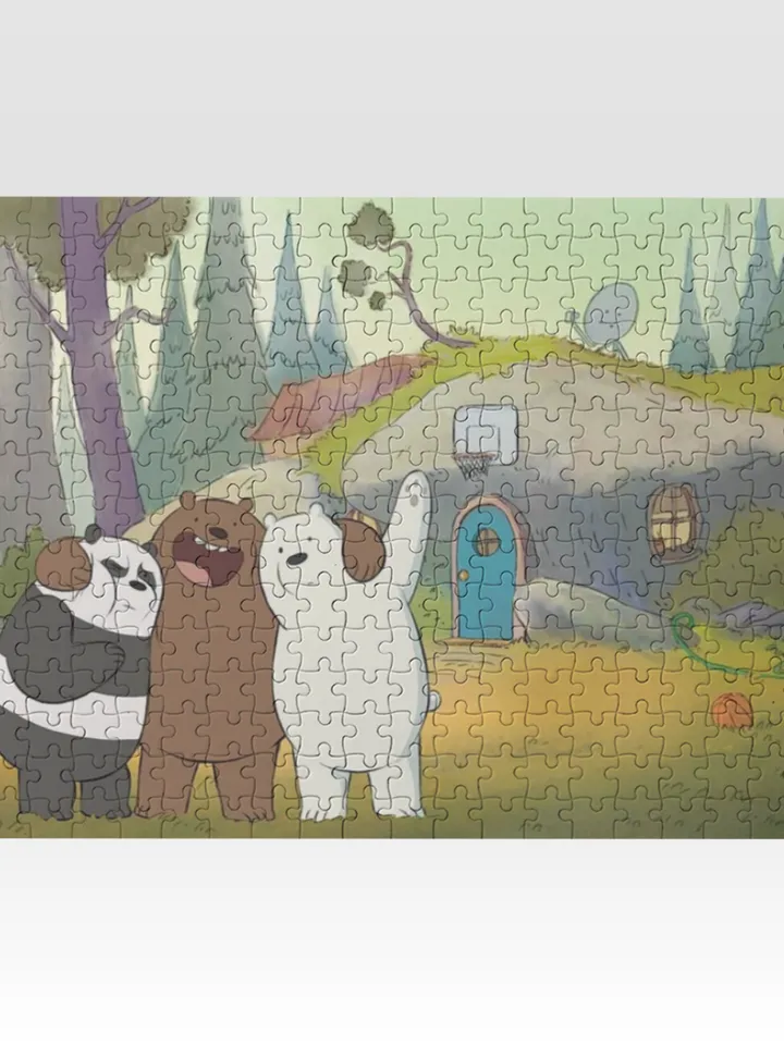 We Bare Bears Jigsaw Puzzle Wooden